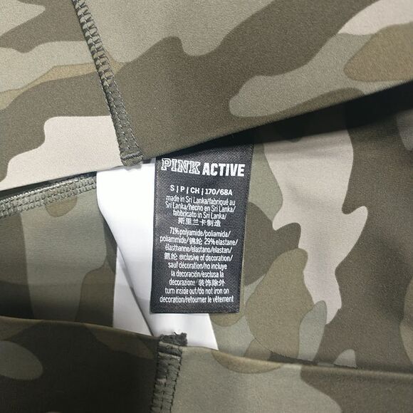 Victoria's Secret Pink Active Compression Legging High Waist Color Camo SZ Small - Picture 7 of 7
